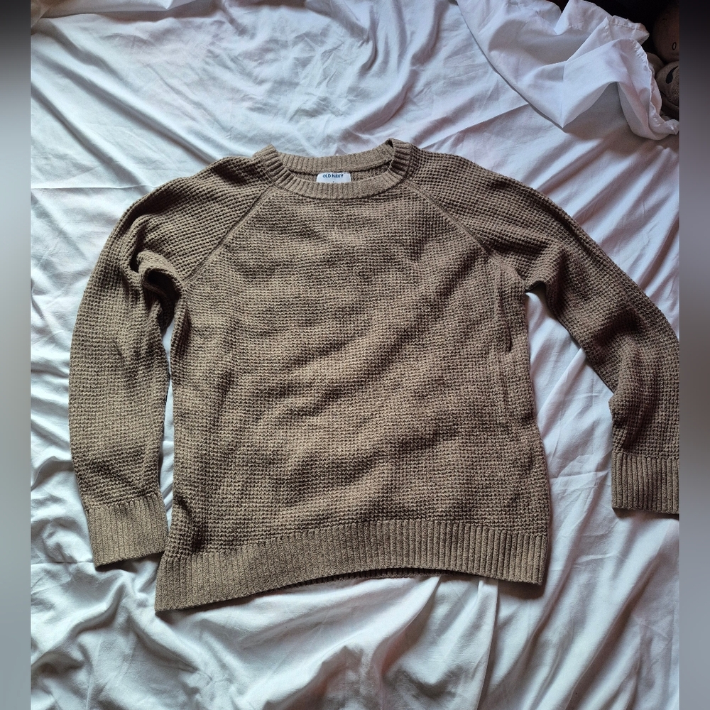 Old Navy Tan Knit Sweater